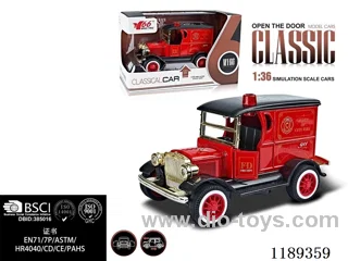 1:36 pull back alloy car