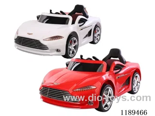 Battery operated stroller-red, white, orange double drive(6.45 battery 2pcs 380 motor 2pcs)
