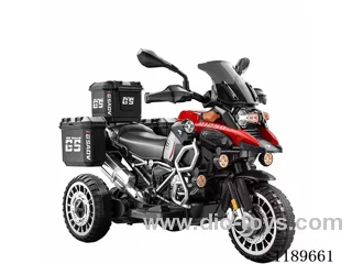 Vintage electric three-wheeled motorcycle stroller