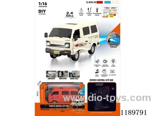 2.4G 1:16 6ch rc car with one touch demo spray music (with 3.7V Li-ion battery, USB cable.) Water filler. Printable sticker*1. Remote control 2AA is not included.