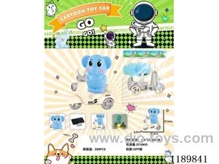 free wheel car with light