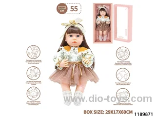 22 inch newborn simulation doll set