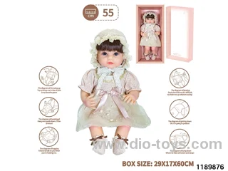 22 inch newborn simulation doll set