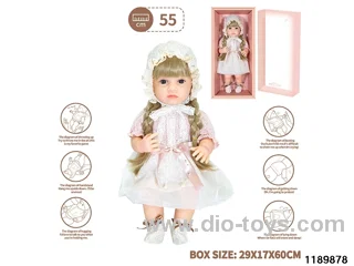22 inch newborn simulation doll set