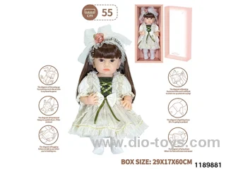 22 inch newborn simulation doll set
