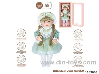 22 inch newborn simulation doll set