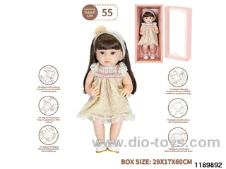 22 inch newborn simulation doll set