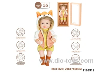 22 inch newborn simulation doll set