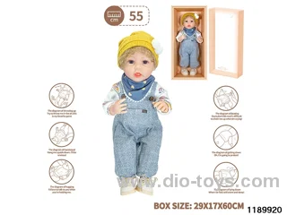 22 inch newborn simulation doll set
