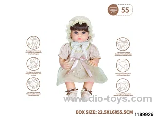 22 inch newborn simulation doll set
