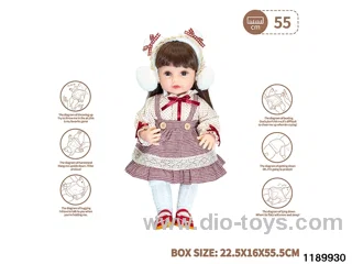 22 inch newborn simulation doll set