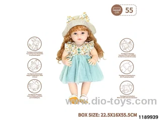 22 inch newborn simulation doll set