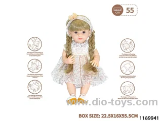 22 inch newborn simulation doll set