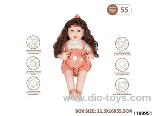 22 inch newborn simulation doll set