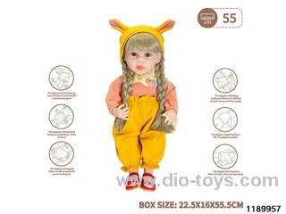 22 inch newborn simulation doll set