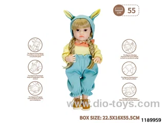 22 inch newborn simulation doll set