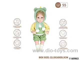 22 inch newborn simulation doll set