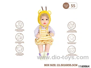 22 inch newborn simulation doll set