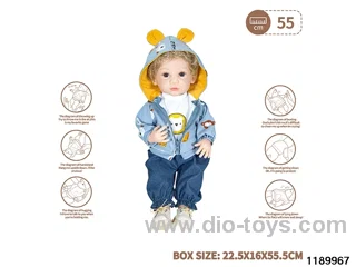 22 inch newborn simulation doll set
