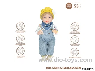 22 inch newborn simulation doll set