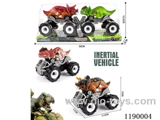 Inertia Bigfoot Triceratops + Inertia Bigfoot Double Crown Dragon Carriage