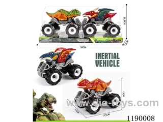 Inertia Bigfoot Velociraptor Vehicle + Inertia Bigfoot Pterodactyl Vehicle