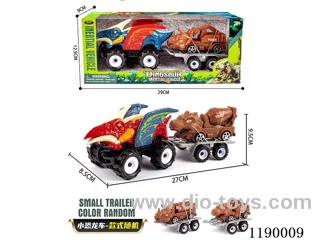 Inertia Off-Road Pterodactyl Vehicle Towing Pull Back Dinosaur Engineering Vehicle