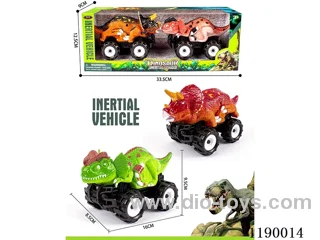Inertia Offroad Triceratops + Inertia Offroad Double Crown Dragon Vehicle
