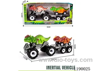 Inertia Sasquatch Double Crown Dragon Vehicle towing Inertia Flatland Velociraptor Vehicle