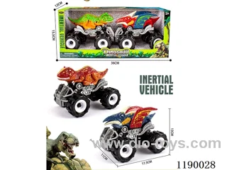 Inertia Bigfoot Velociraptor Vehicle + Inertia Bigfoot Pterodactyl Vehicle