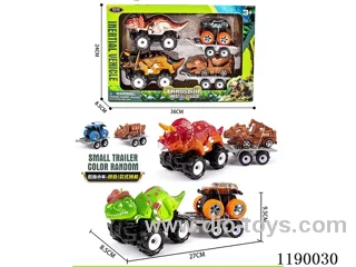 Inertia Dinosaur Car Set