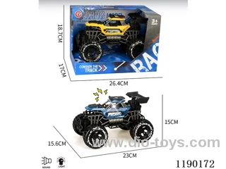 Light and sound inertia single-seater skeleton buggy