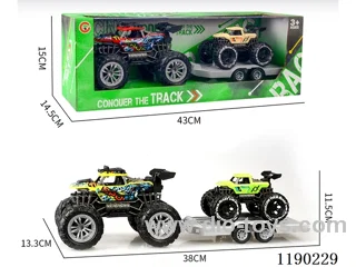 Inertia two-seater skeleton vacuum wheel buggy trailer inertia vehicle