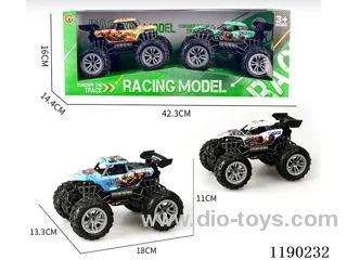 Two mounted inertia skeleton vacuum wheel buggy