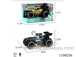 Light and sound inertia single-seater skeleton buggy