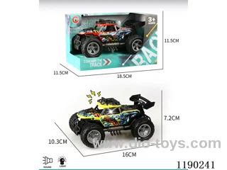Light and sound inertia two-seater skeleton pack injection wheel buggy