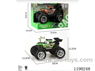 Light and sound inertia single-seater skeleton vacuum wheel buggy