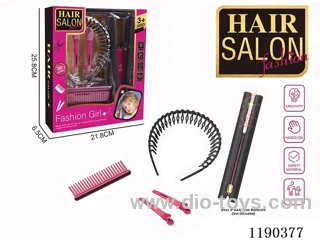 Electric Hairdressing Simulation Set with Hair Straightener 5-Piece Set