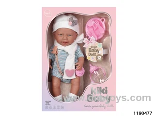 16 inch All Vinyl Doll Set with IC