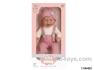 16 inch All Vinyl Doll Set