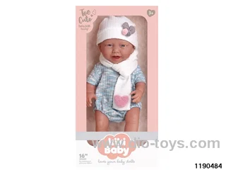 16 inch All Vinyl Doll Set