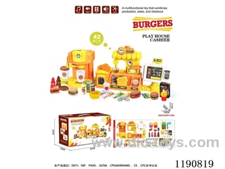 Coffee Maker. Burger table. Ordering Table Set
