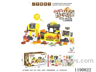 Coffee Maker. Pizza counter. Ordering table set