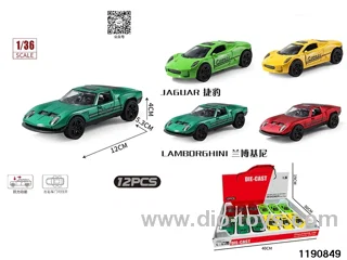1:36 alloy pull back car