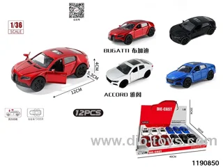 1:36 alloy pull back car