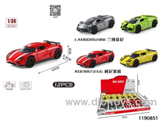 1:36 alloy pull back car