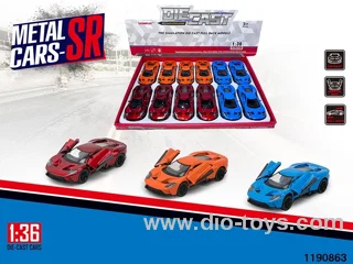 1:36 alloy pull back car