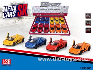 1:36 alloy pull back car
