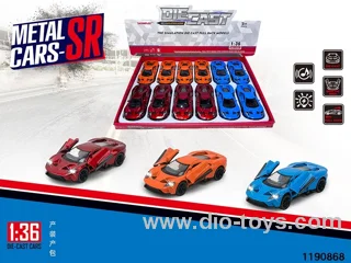 1:36 alloy pull back car W L/M