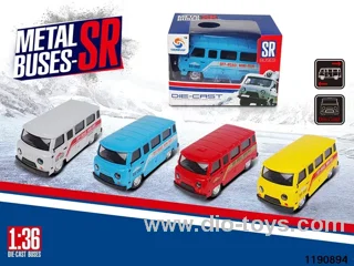 1:36 alloy pull back car